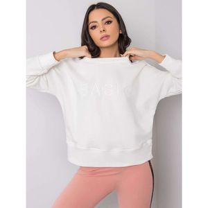 Ecru women´s cotton sweatshirt vyobraziť