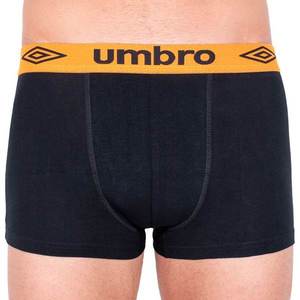 Men's boxers Umbro short black with orange rubber vyobraziť