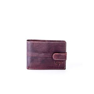 Men´s brown wallet with an embossed module vyobraziť
