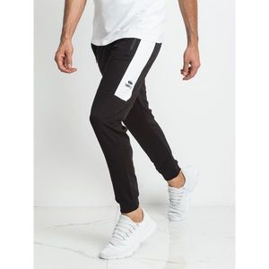 Black and white sweatpants for men from TOMMY LIFE vyobraziť