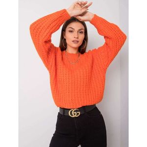 RUE PARIS Fluo orange sweater vyobraziť