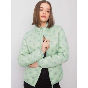 Light green transitional jacket without a hood vyobraziť