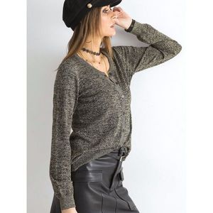 Women´s sweater with a metallic black thread vyobraziť