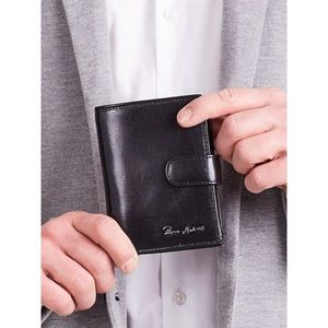 Black elegant men´s leather wallet vyobraziť