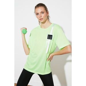 Trendyol Neon Green Pocket Detail Sport T-Shirt vyobraziť