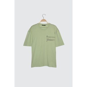 Trendyol Mint Male Oversize T-Shirt vyobraziť