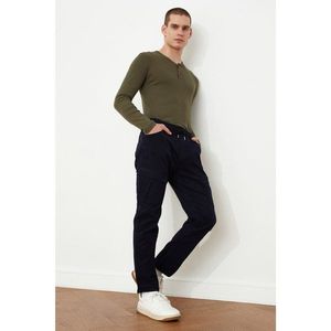 Trendyol Navy Blue Men's Cargo Slim Fit Pants vyobraziť