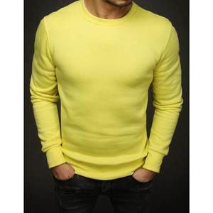 Yellow men's smooth sweatshirt BX4505 vyobraziť