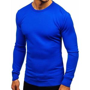Fashionable men's sweater BOLF 2300 - blue, vyobraziť