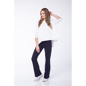 Look Made With Love Woman's Trousers 320 Grace Navy Blue vyobraziť