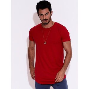 Basic red men's T-shirt vyobraziť