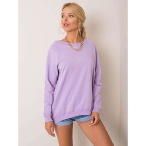 RUE PARIS Light purple cotton sweatshirt vyobraziť