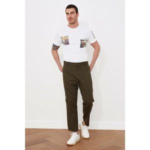 Trendyol Khaki Male Multi-Pocket Belt Certain Pants vyobraziť