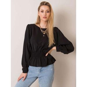 Black oversized women´s blouse vyobraziť