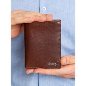 Men´s brown leather wallet vyobraziť