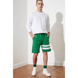 Trendyol Green Men's Regular Fit Panel Shorts & Bermuda vyobraziť