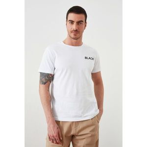 Trendyol White Male Regular Fit T-Shirt vyobraziť