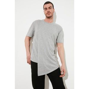 Trendyol Grey Male Regular Fit T-Shirt vyobraziť