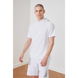 Trendyol White Male Regular Fit Sweatshirt vyobraziť