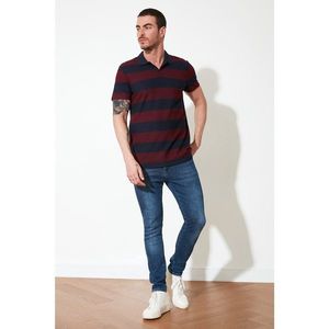 Trendyol Burgundy Men's Regular Fit Short Sleeve Polo Neck T-shirt vyobraziť