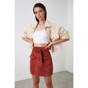 Trendyol Tile BeltEd Skirt vyobraziť