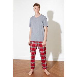 Trendyol Plaid Woven Pyjama Set vyobraziť