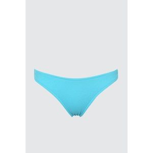 Trendyol Blue Textured Bikini bottom vyobraziť