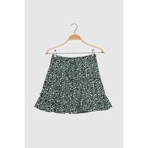 Trendyol Emerald Green Flywheet Knitted Skirt vyobraziť