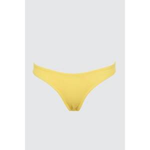 Trendyol Yellow Textured Bikini bottom vyobraziť