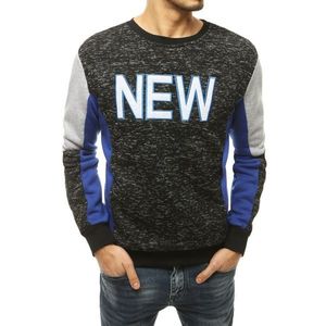 Black men's sweatshirt BX4923 vyobraziť