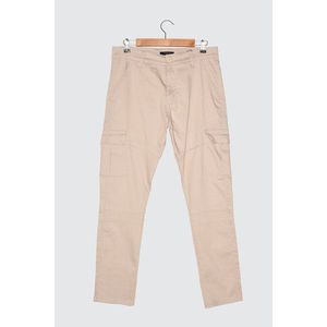 Trendyol Stone Male Slim Fit Cargo Pocket Pants vyobraziť