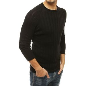 Black men's pullover sweater WX1593 vyobraziť