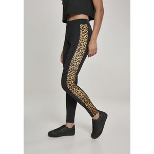 Urban Classics Side Striped Pattern Leggings blk/leo - M vyobraziť