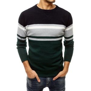 Green men's sweater WX1669 vyobraziť