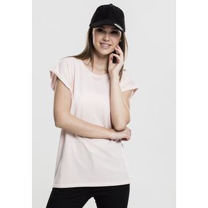 Urban Classics Ladies Extended Shoulder Tee pink - M vyobraziť