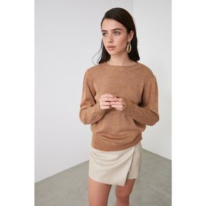Trendyol Camel Back Detailed Knitwear Sweater vyobraziť