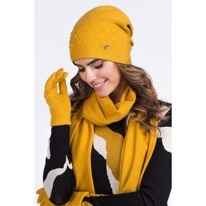 Kamea Woman's Hat K.20.029.25 Mustard vyobraziť