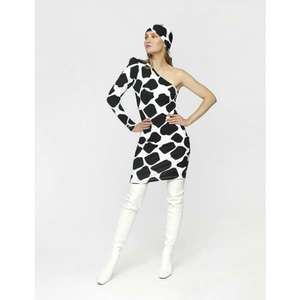 Madnezz Woman's Dress Agnieszka Mad596 Black/White vyobraziť