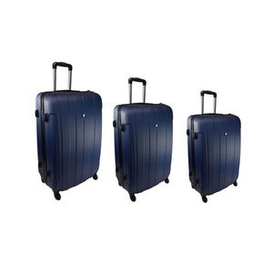 Semiline Unisex's Suitcase Set 5456-7 Navy Blue 20"24"28" vyobraziť