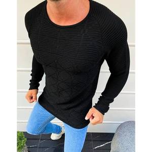 Black men's pullover sweater WX1598 vyobraziť