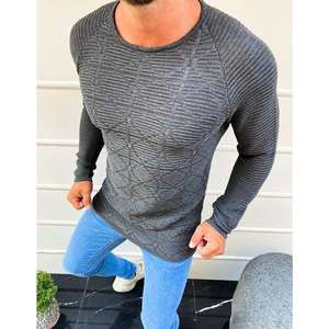 Men's slipped-over sweater anthracite WX1596 vyobraziť