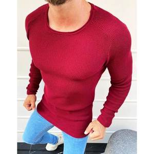 Maroon men's pullover sweater WX1614 vyobraziť