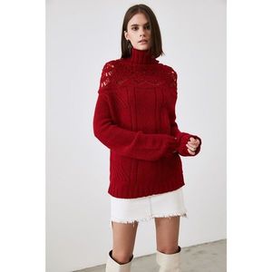Trendyol Red Ajurlu Knitwear Sweater vyobraziť