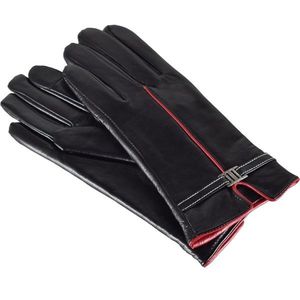 Semiline Woman's Women Leather Antibacterial Gloves P8214 vyobraziť
