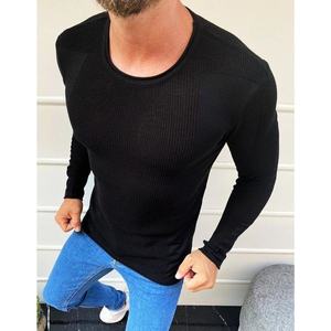 Black men's pullover sweater WX1587 vyobraziť