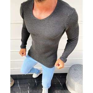 Men's pullover sweater anthracite WX1589 vyobraziť