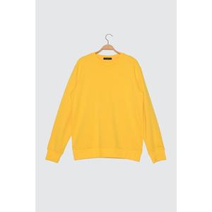 Trendyol Yellow Male Regular Fit Sweatshirt vyobraziť