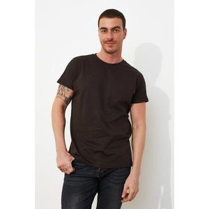 Trendyol Brown Male Wide Cut T-Shirt vyobraziť