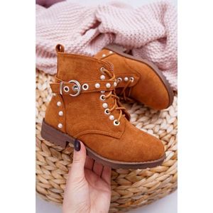 Youth Ankle Boots Pearls Camel Nargos vyobraziť