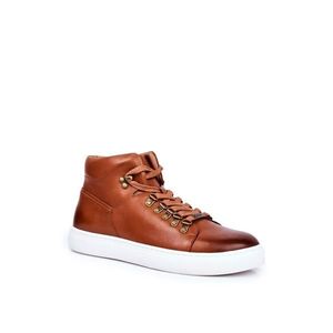 Men's Sneakers Leather Shoes GOE Brown GG1N3011 vyobraziť